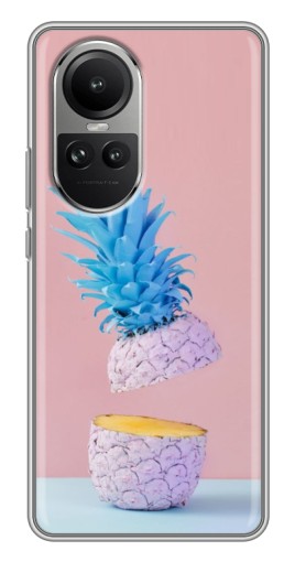 Чехол с печатью "Яркий ананас" для Oppo Reno 10