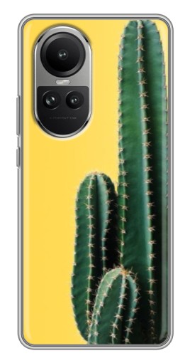 Чехол с картинкой "Яркий кактус" для Oppo Reno 10