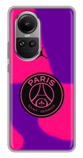 Чехол с печатью "Яркий лого PSG" для Oppo Reno 10