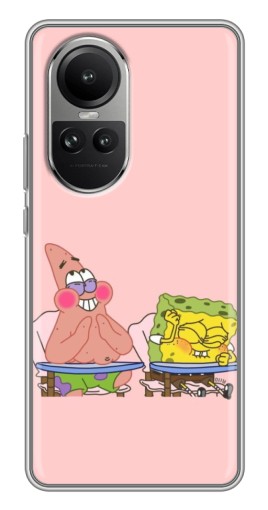 Силиконовый чехол с изображением "За партой" для Oppo Reno 10