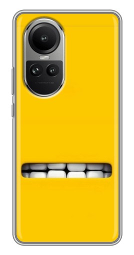 Чехол с картинкой "Зубы миньона" для Oppo Reno 10