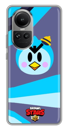 Силиконовый чехол с изображением "Арт Мистер Пи" для Oppo Reno 10 Pro