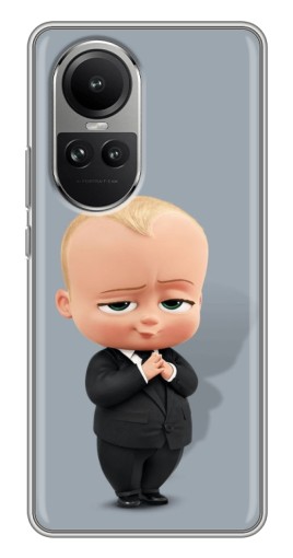 Чехол с принтом "Деловой ребенок" для Oppo Reno 10 Pro