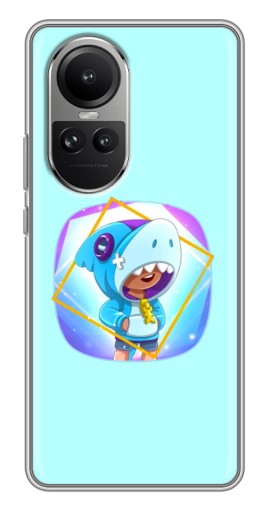 Чехол с печатью "Леон Акула" для Oppo Reno 10 Pro