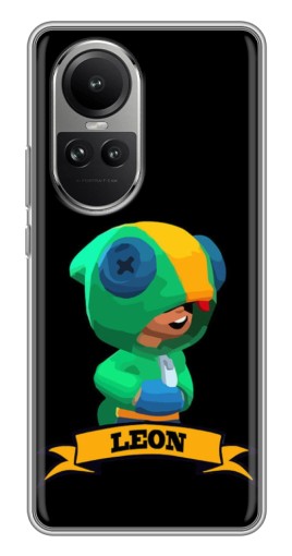 Чехол с принтом "LEON" для Oppo Reno 10 Pro