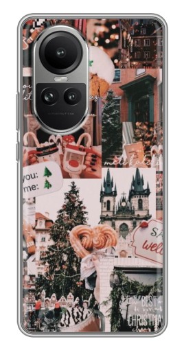 Чехол с картинкой "Новогоднее настроение" для Oppo Reno 10 Pro