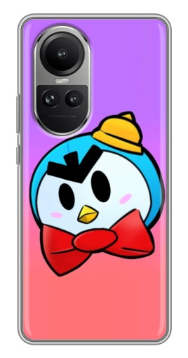 Чехол с картинкой "С бабочкой" для Oppo Reno 10 Pro