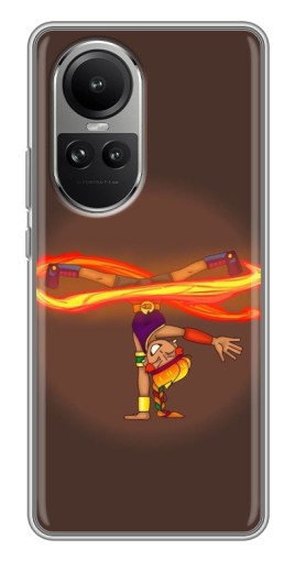 Силиконовый чехол с изображением "Танцующая Амбер" для Oppo Reno 10 Pro