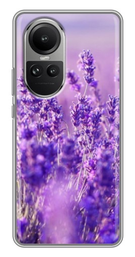 Чехол с печатью "Яркая лаванда" для Oppo Reno 10 Pro