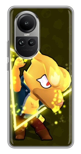Чехол с картинкой "Золотой Ворон" для Oppo Reno 10 Pro