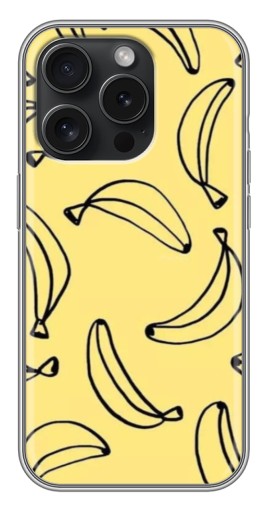 Чехол с принтом "Бананчики" для iPhone 15 Pro