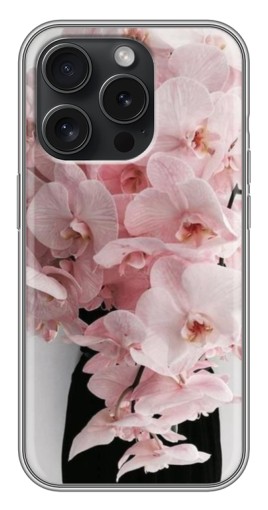 Чехол с принтом "Букет орхидеи" для iPhone 15 Pro