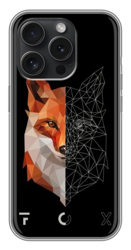 Чехол с печатью "Fox" для iPhone 15 Pro
