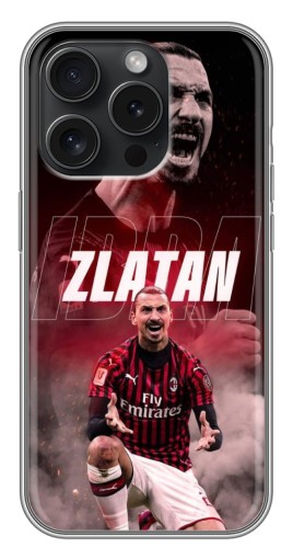 Чехол с принтом "Ибра Златан" для iPhone 15 Pro