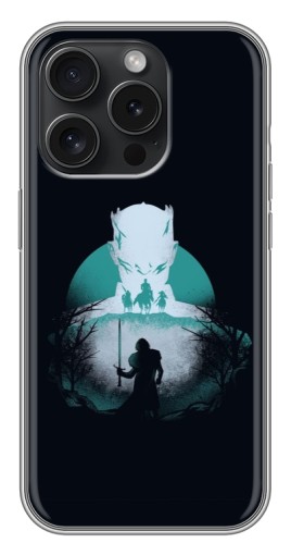 Силиконовый чехол с изображением "Король Ночи" для iPhone 15 Pro