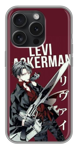 Чехол с принтом "levi Ackerman" для iPhone 15 Pro