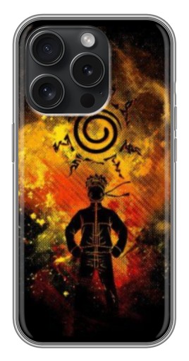 Чехол с печатью "Золотой Наруто" для iPhone 15 Pro