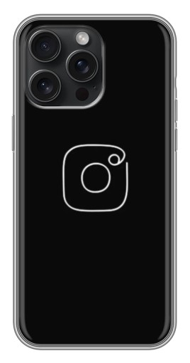 Чехол с картинкой "Инстаграм" для iPhone 15 Pro Max