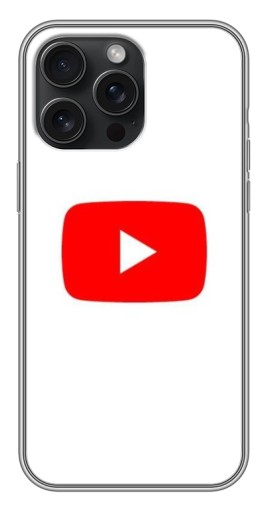 Чехол с печатью "Красная кнопка" для iPhone 15 Pro Max