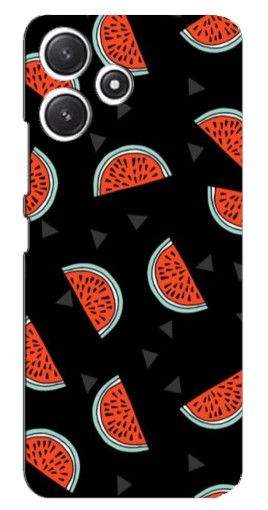 Чехол с печатью "Арбузы на черном" для Xiaomi POCO M6