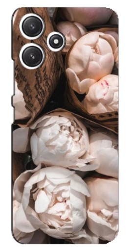Чехол с принтом "Букет пионов" для Xiaomi POCO M6