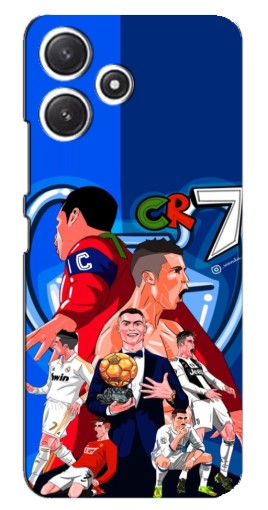 Силиконовый чехол с изображением "CR7" для Xiaomi POCO M6