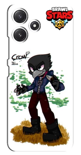 Чехол с картинкой "Crow" для Xiaomi POCO M6
