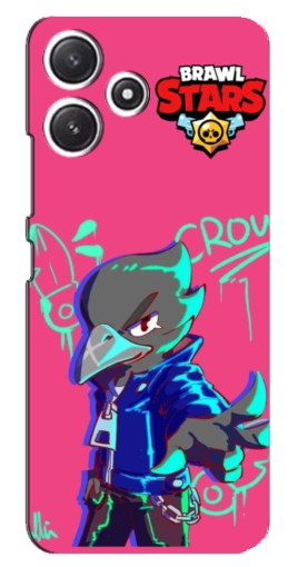 Силиконовый чехол с изображением "Crow Asassin" для Xiaomi POCO M6