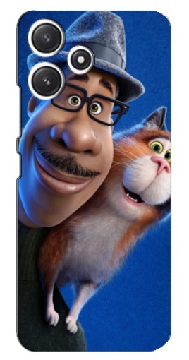Чехол с картинкой "Джо и кот" для Xiaomi POCO M6