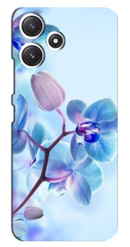 Чехол с картинкой "Голубые орхидеи" для Xiaomi POCO M6