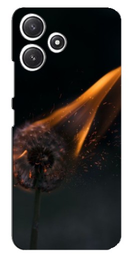 Чехол с принтом "Горящий одуванчик" для Xiaomi POCO M6
