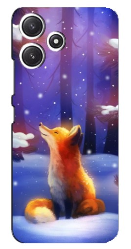 Чехол с принтом "Лисичка в лесу" для Xiaomi POCO M6