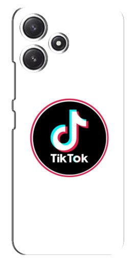 Чехол с печатью "Лого Тик Ток" для Xiaomi POCO M6