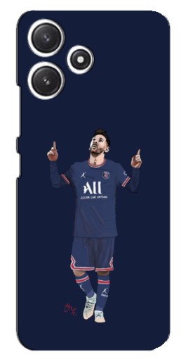 Чехол с принтом "Месси в ПСЖ" для Xiaomi POCO M6
