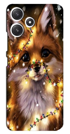 Чехол с печатью "Новогодний лесенок" для Xiaomi POCO M6