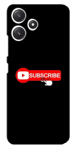 Чехол с принтом "Подпишись" для Xiaomi POCO M6