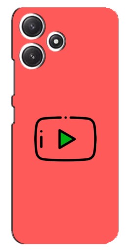 Чехол с принтом "Рисованная кнопка" для Xiaomi POCO M6