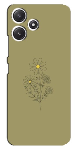 Чехол с печатью "Рисунок ромашка" для Xiaomi POCO M6