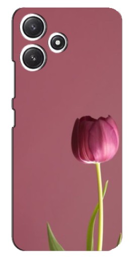 Чехол с печатью "Розовый тюльпан" для Xiaomi POCO M6