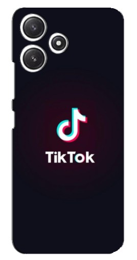 Чехол с картинкой "TikTok темный" для Xiaomi POCO M6