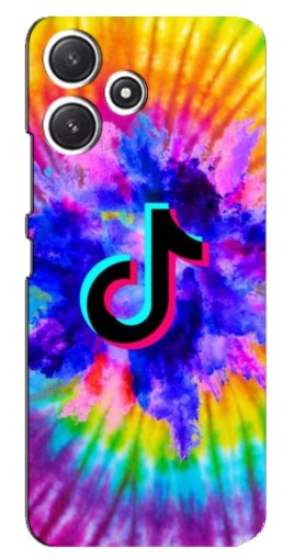 Чехол с принтом "TikTok в красках" для Xiaomi POCO M6