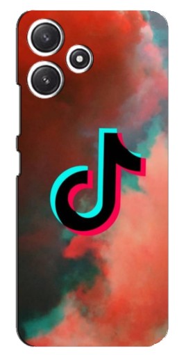 Чехол с принтом "ТикТок в тучах" для Xiaomi POCO M6