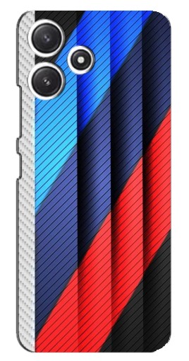 Силиконовый чехол с изображением "Цвета лого БМВ" для Xiaomi POCO M6