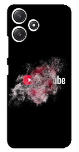 Чехол с печатью "Яркий Ютуб" для Xiaomi POCO M6