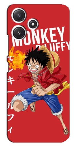 Чехол с принтом "Атакующий D Luffy" для Xiaomi POCO M6 Pro (5G)