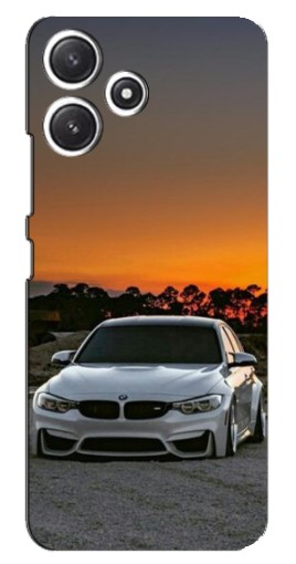 Силиконовый чехол с изображением "BMW белая" для Xiaomi POCO M6 Pro (5G)