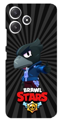 Силиконовый чехол с изображением "Crow Brawl Stars" для Xiaomi POCO M6 Pro (5G)