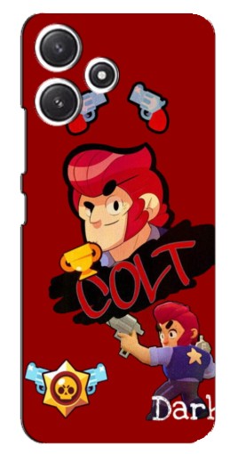 Силиконовый чехол с изображением "Dark Colt" для Xiaomi POCO M6 Pro (5G)