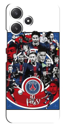 Чехол с принтом "Команда PSG" для Xiaomi POCO M6 Pro (5G)