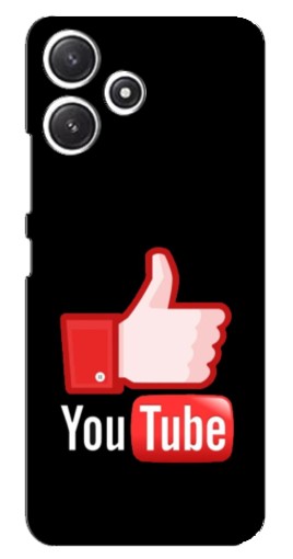 Чехол с картинкой "Лайк YouTube" для Xiaomi POCO M6 Pro (5G)